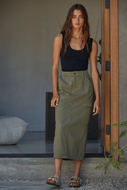 Seamless Double Layer Scoop Neck Sleeveless Tank Top