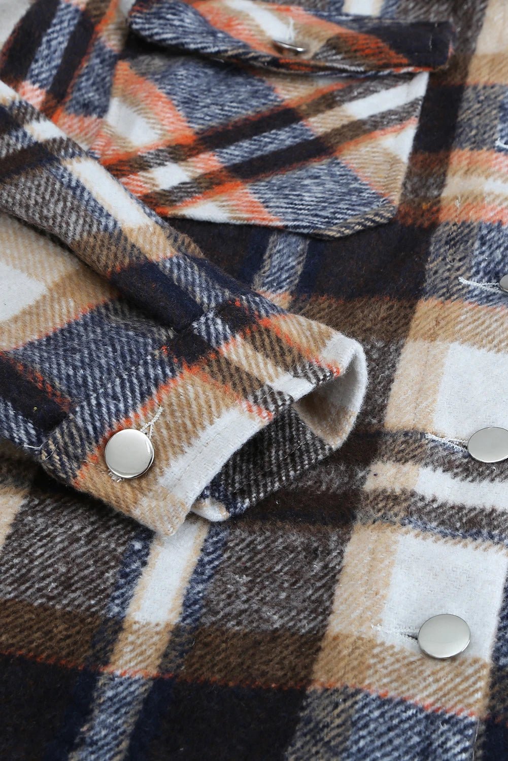 Plaid Button Down Oversized Shacket