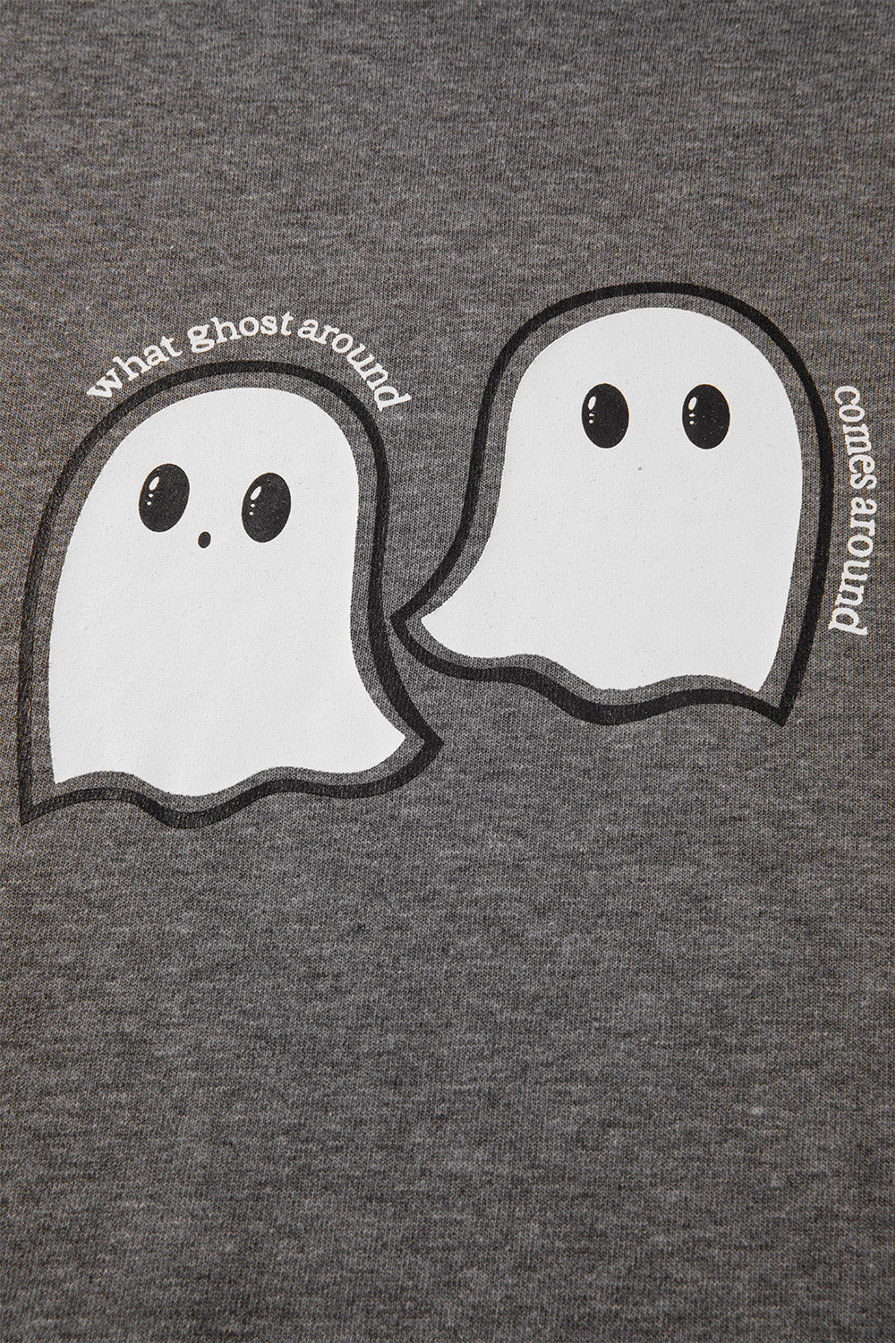 Cute Ghost Graphic Halloween Hoodie Oversized Pullover