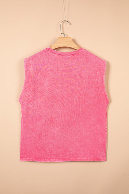 Bonbon Western Whiskey Graphic Sleeveless Tank Top Women