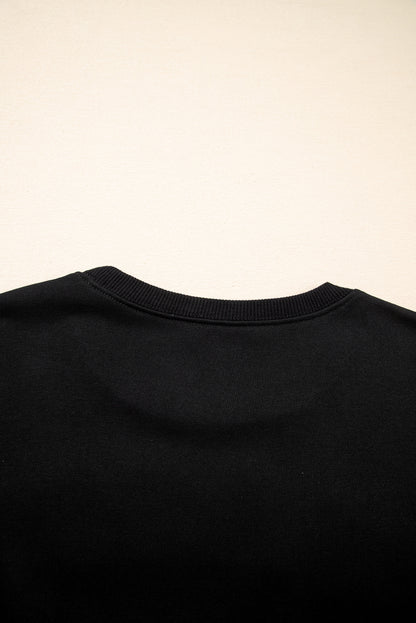 CLASSY UNTIL KICKOFF Football Graphic Oversized Sweatshirt