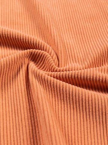 Cowboy Christmas Santa Ribbed Corduroy Oversized Sweatshirt