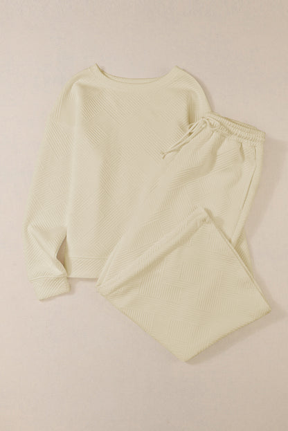 Dahlia Ultra Loose Textured 2pcs Slouchy Outfit