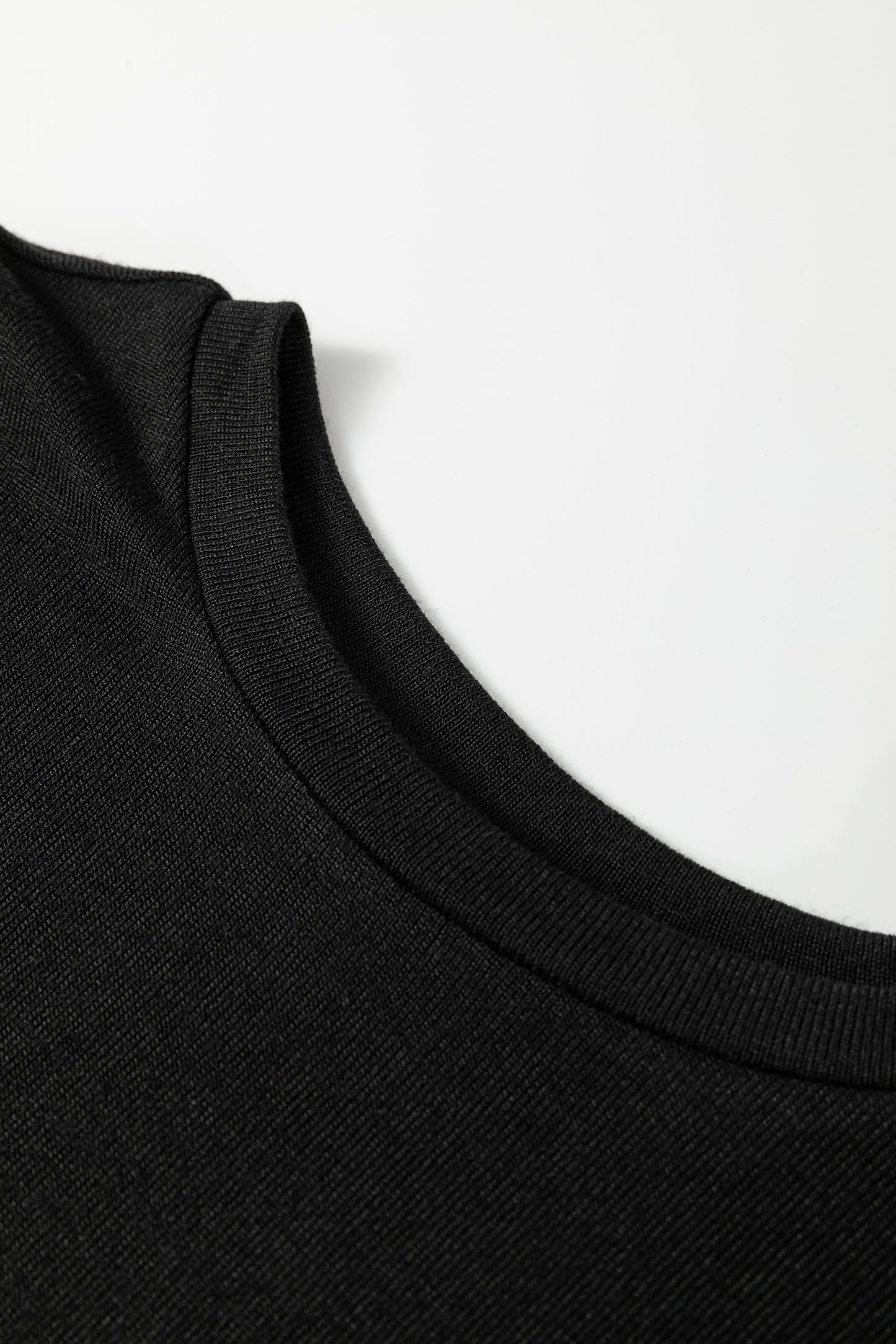 Black Leopard Puff Sleeve Patchwork Casual Top