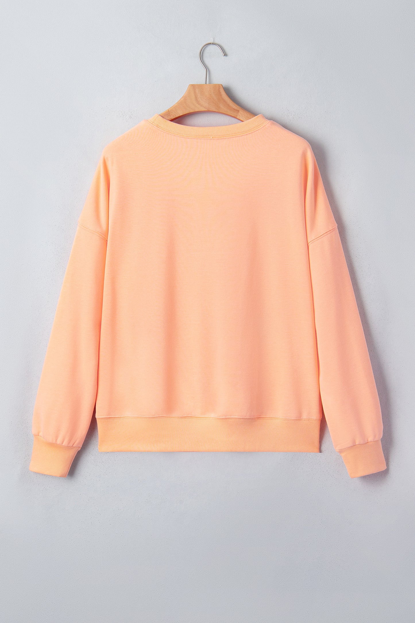 Pumpkin Sweatshirt Halloween Embroidered Oversized Fit