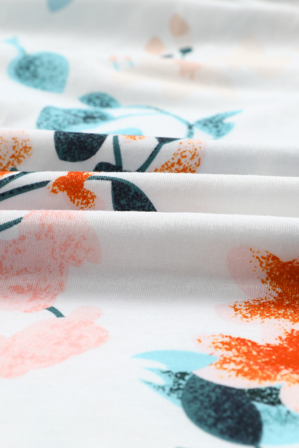 Easter Floral Sleeveless Button Front High Waist Mini Dress