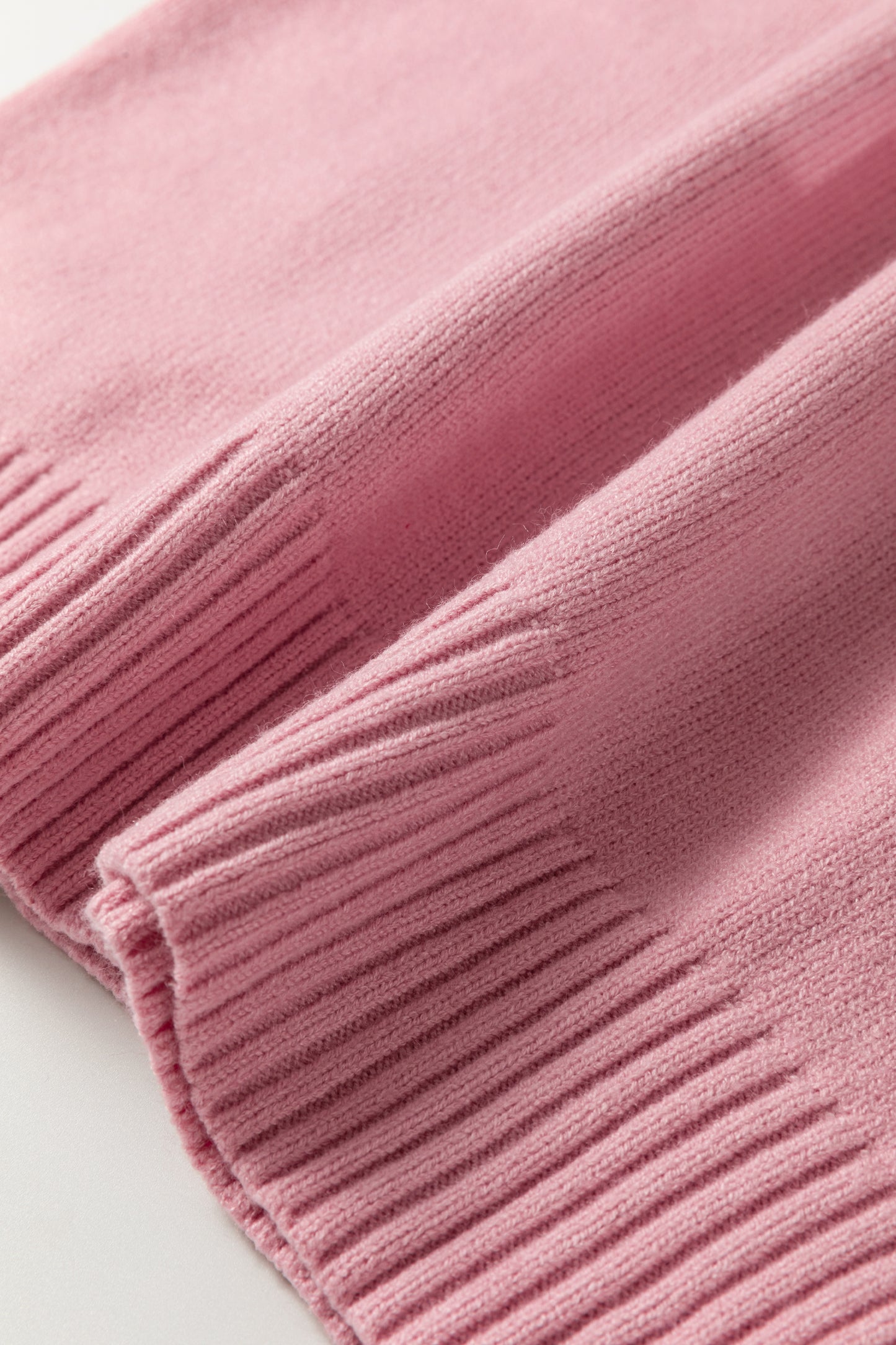 Valentine’s Day Light Pink Plaid Heart Crewneck Sweater