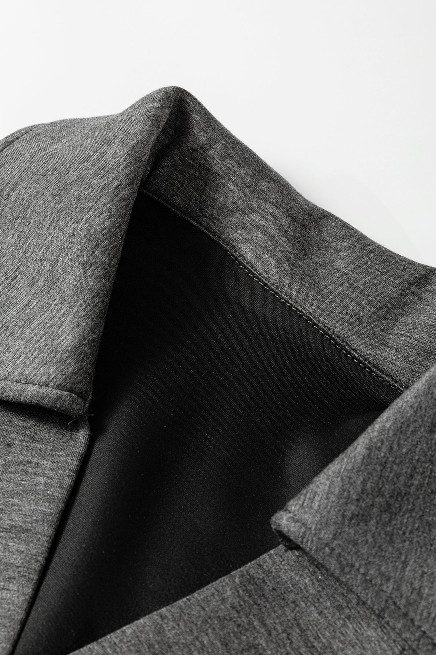 V Neck Collared Sweatshirt and Sweatpants Lounge Set