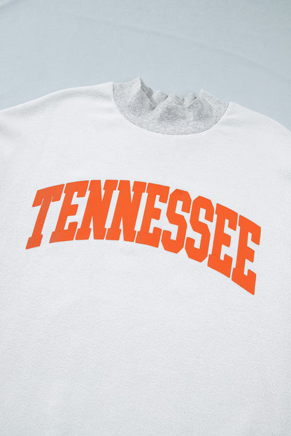Tennessee TN Reversible Game Day Mock Neck Sweatshirt