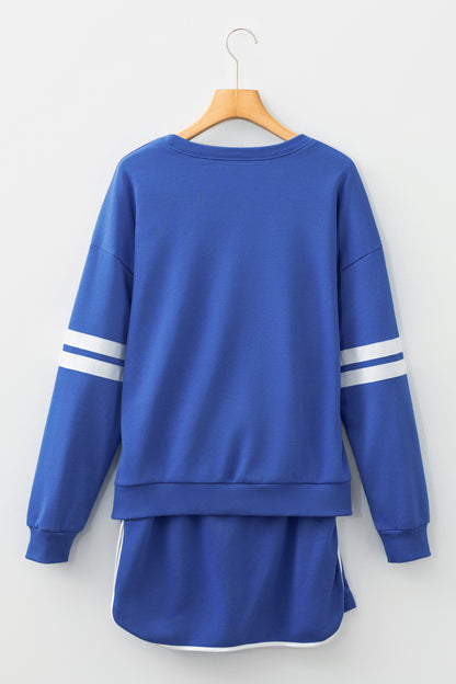 Orange Game Day Varsity Sweatshirt & Skort Set