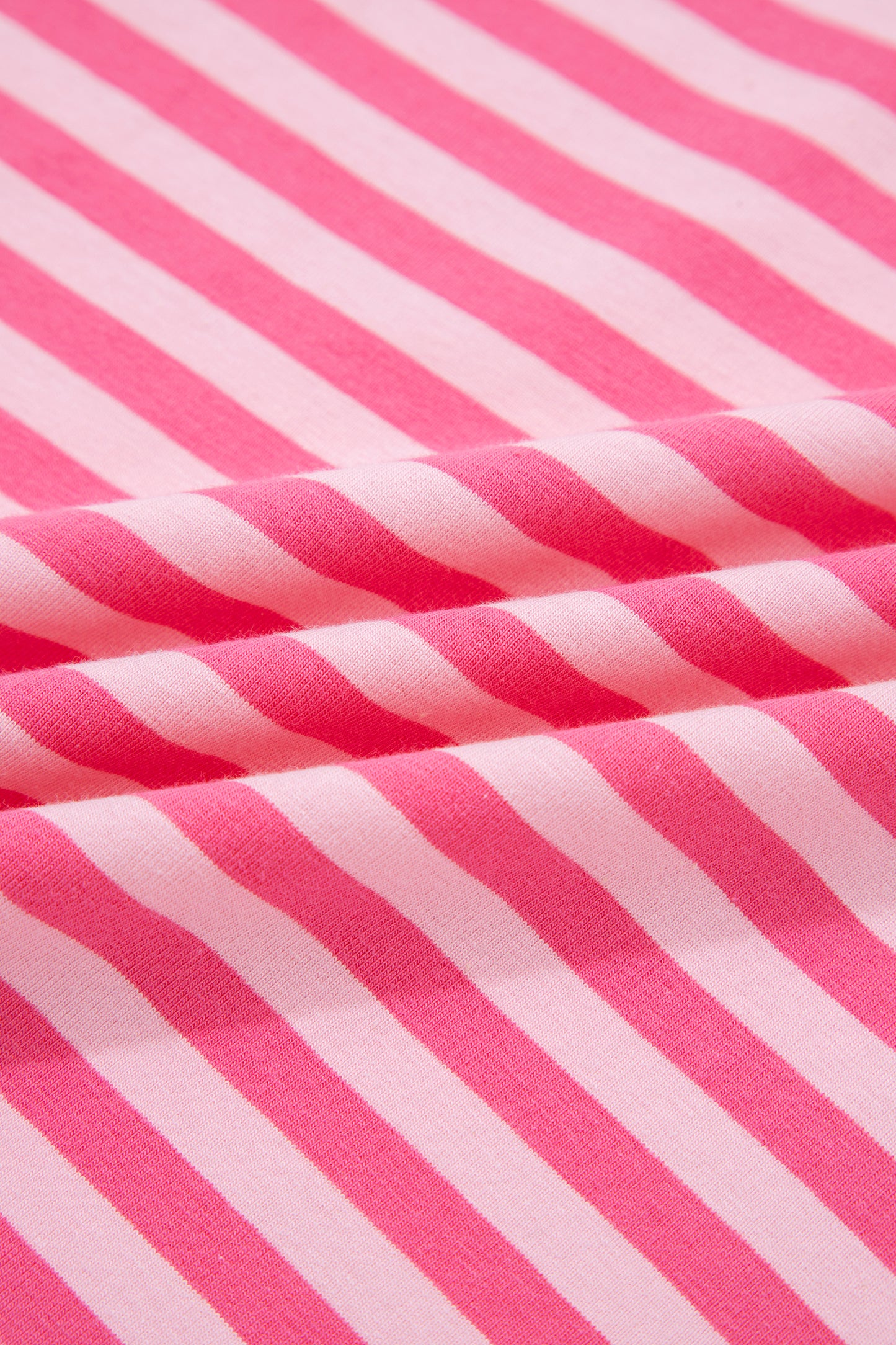 Striped Lounge Set Long Sleeve Top Wide Leg Pants
