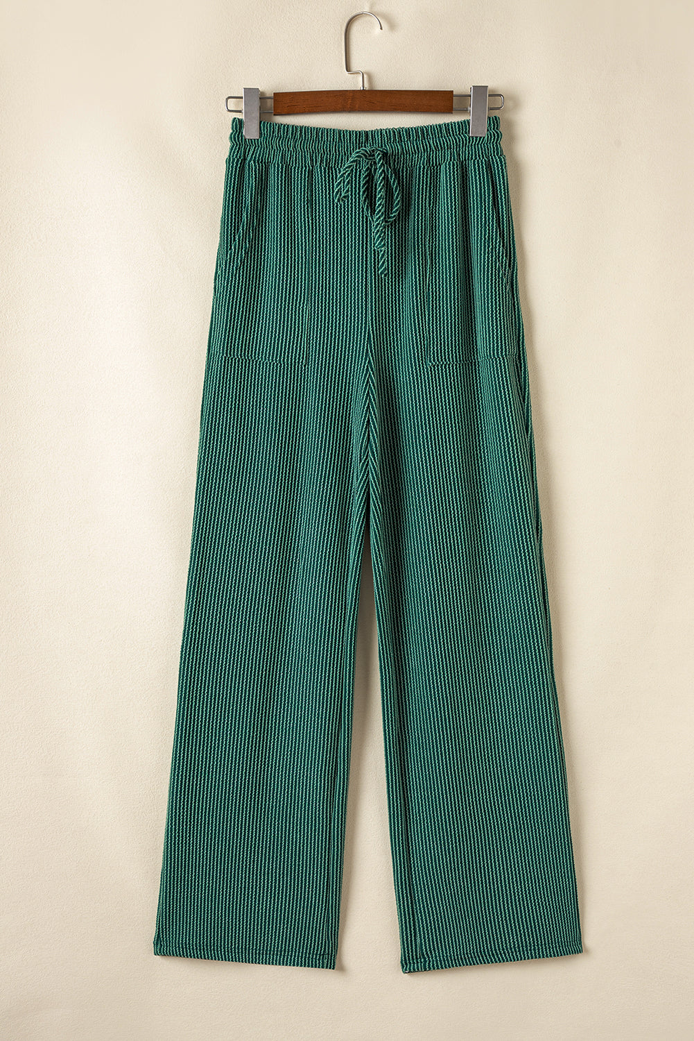 JOLLY Ribbed Knit Long Sleeve Top and Pants Set