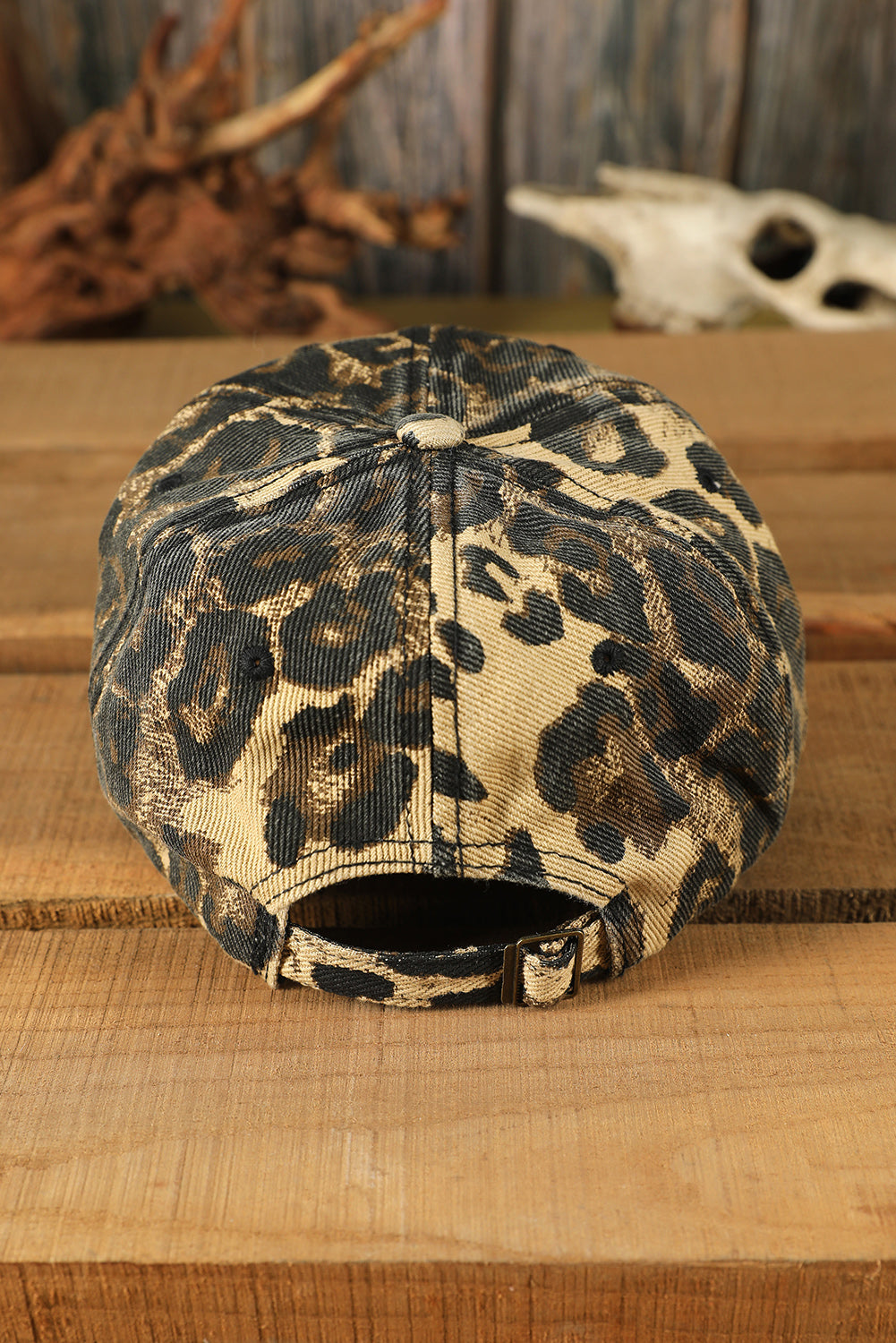 MAMA Leopard Embroidered Baseball Cap for Women