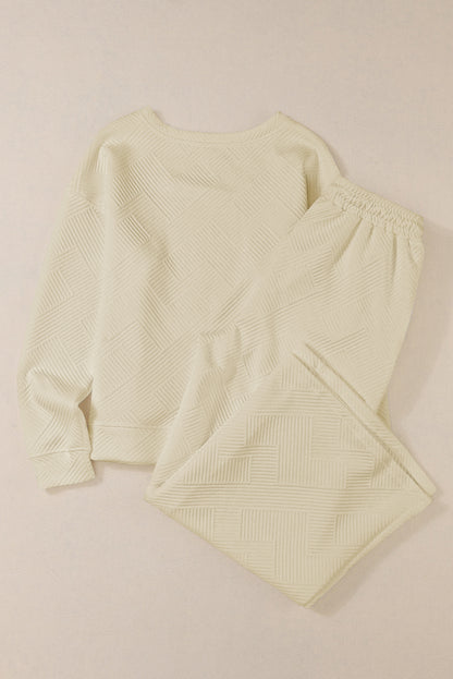 Dahlia Ultra Loose Textured 2pcs Slouchy Outfit