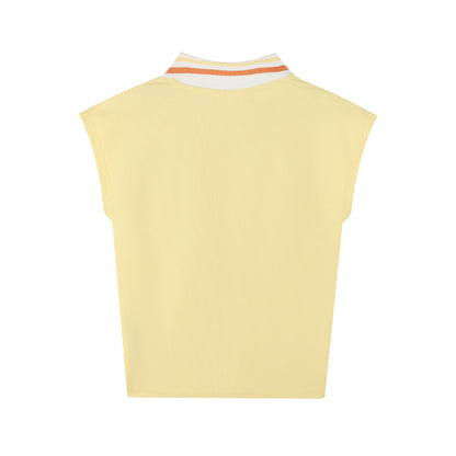 Kids Summer Polo Shirt Short Sleeve Solid Casual Top