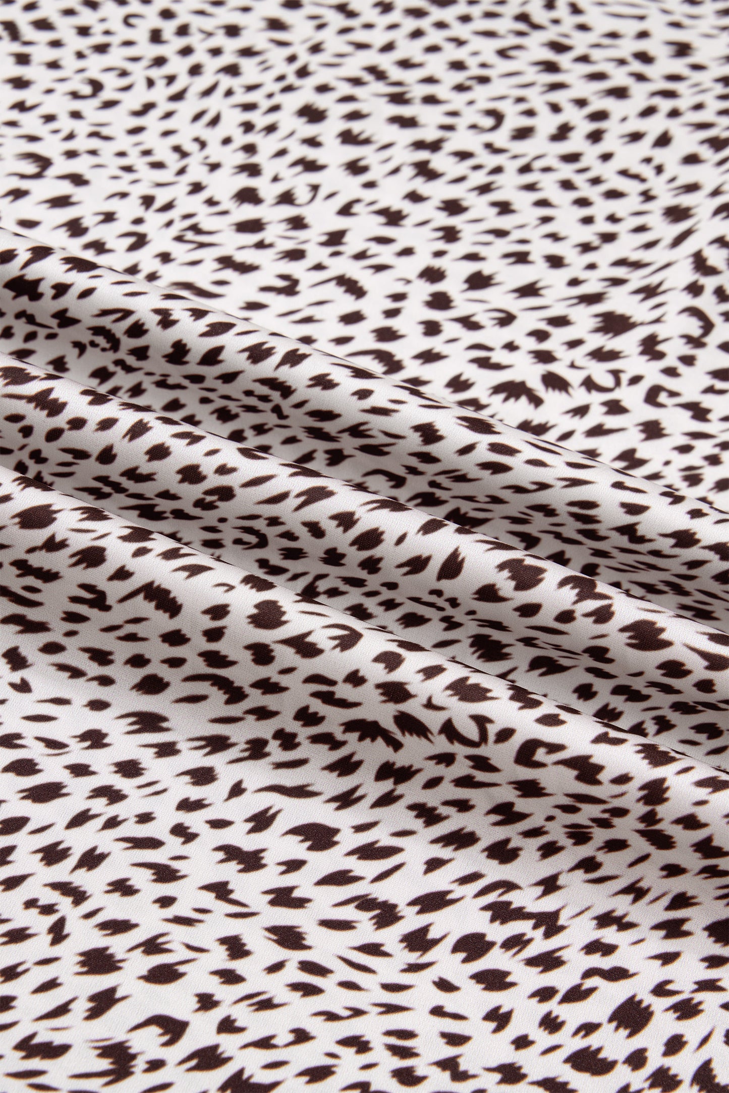 Cheetah Print Lace Trim Split Maxi Western Skirt