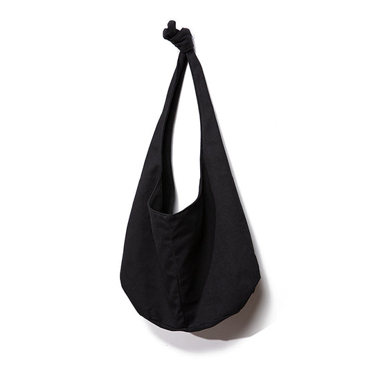 Minimalist Canvas Slouchy Shoulder Hobo Bag for Women