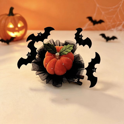 Halloween Hair Clips for Girls Pumpkin Witch Spider Bat