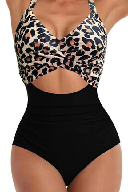 Cutout Tummy Control One Piece Monokini Swimsuit