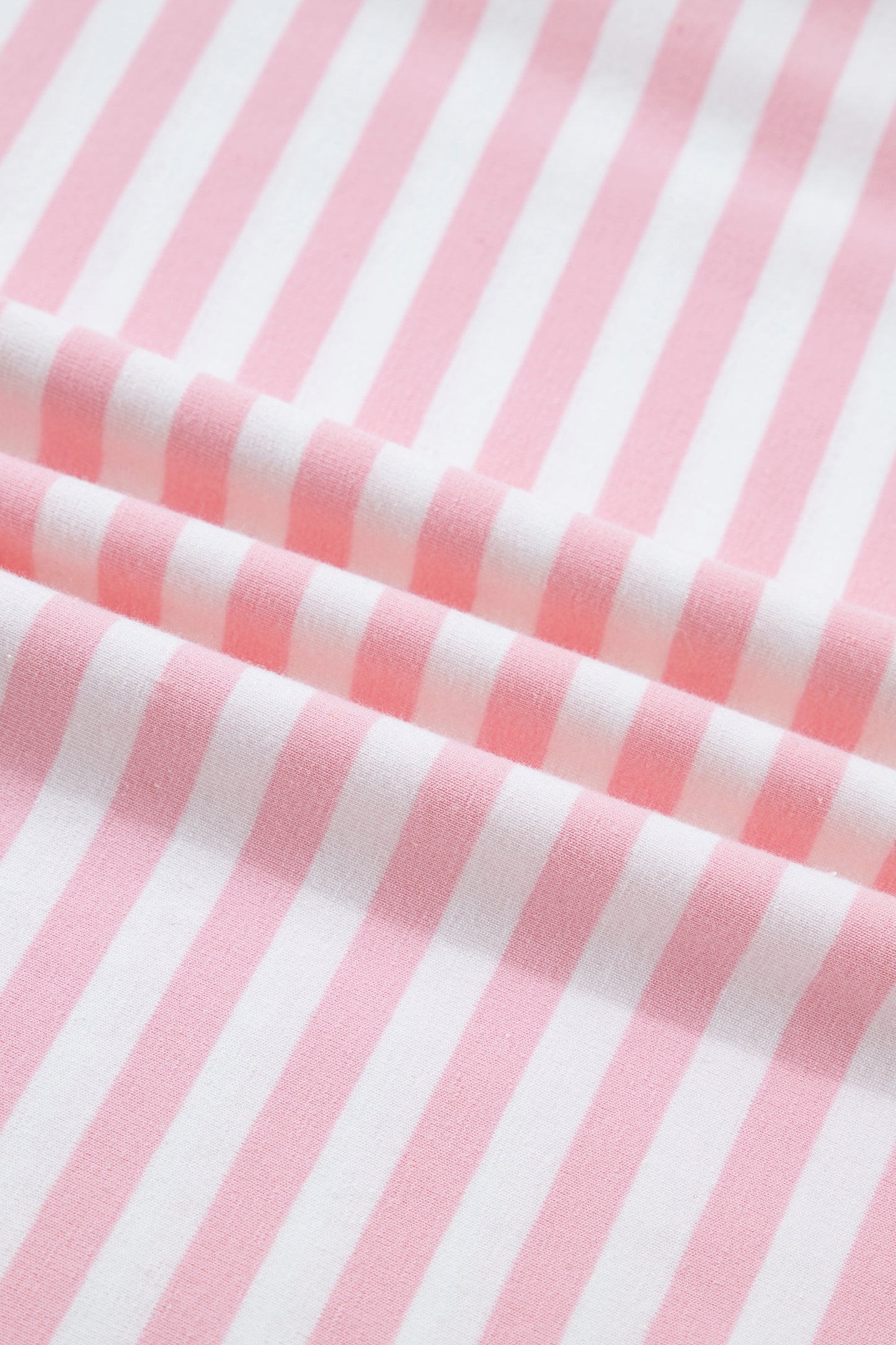 Striped Lounge Set Long Sleeve Top Wide Leg Pants
