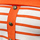 Off Shoulder Striped Knit Top Button Front Sweater Women