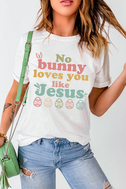 No Bunny Loves You Like Jesus Easter Tee