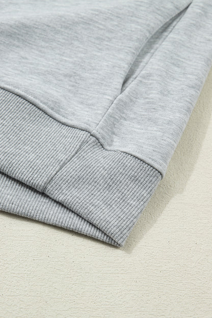 High Neck Cap Sleeve Loose Casual Top
