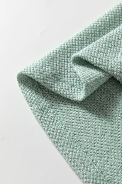 Moonlight Textured Raglan Sleeve Knit Top