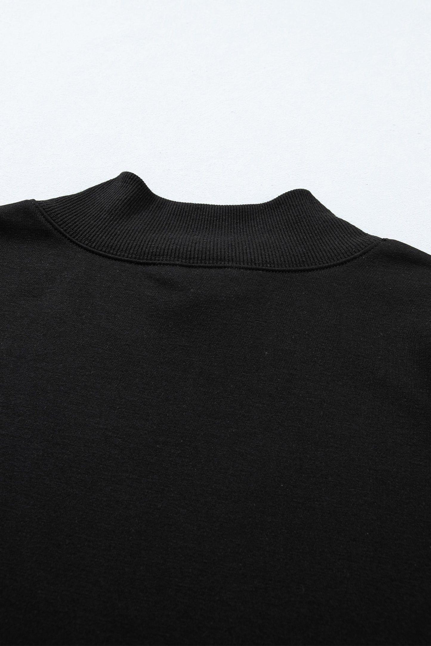 High Neck Cap Sleeve Loose Casual Top