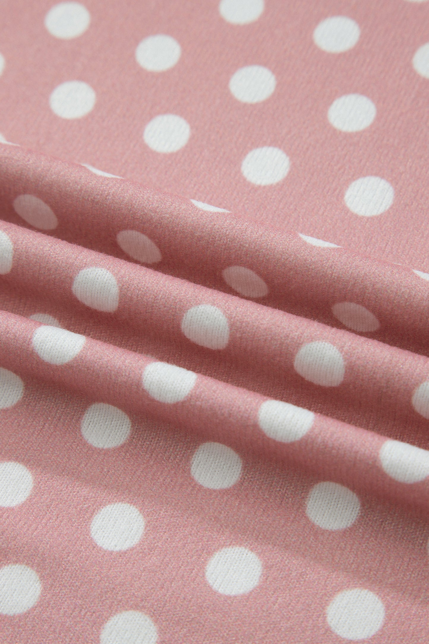 Polka Dot Lounge Short Set Casual Two Piece Outfit