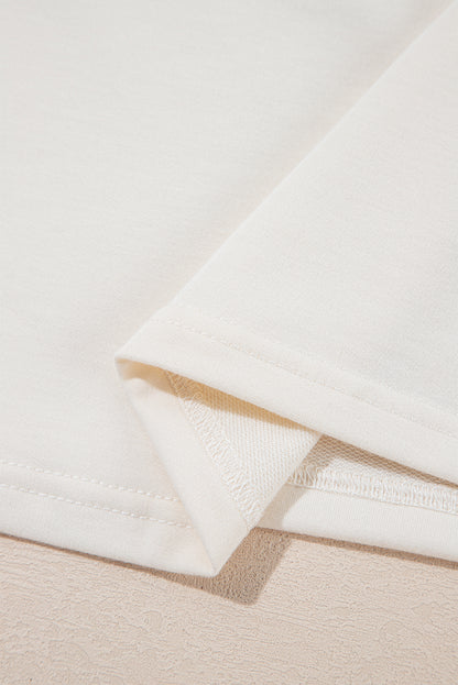 Cropped Tee Ruffle Skort 2 Piece Lounge Set Summer