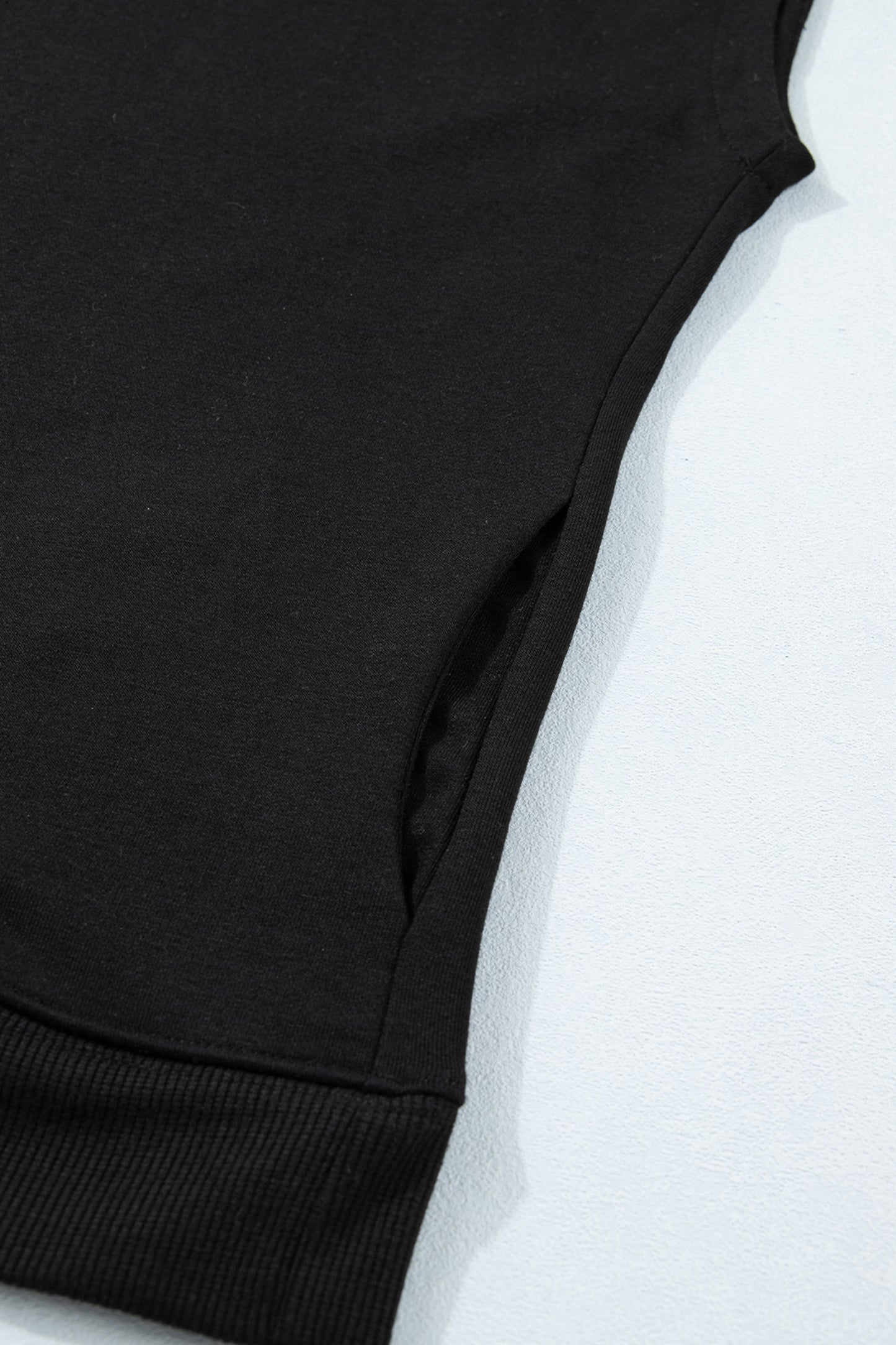 High Neck Cap Sleeve Loose Casual Top