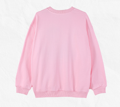 Dog & Strawberry Print Sweatshirt for Kids
